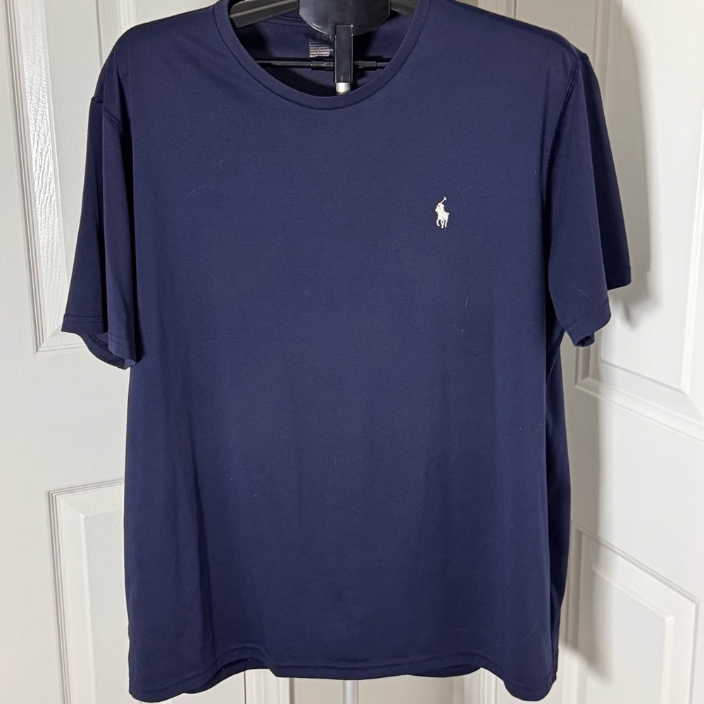 Polo by Ralph Lauren Navy Short Sleeve Crew Tee with White Pony